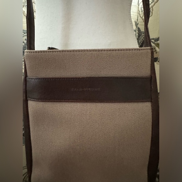Vtg Evan Picone Brown Tan Crossbody Bag - Picture 5 of 14